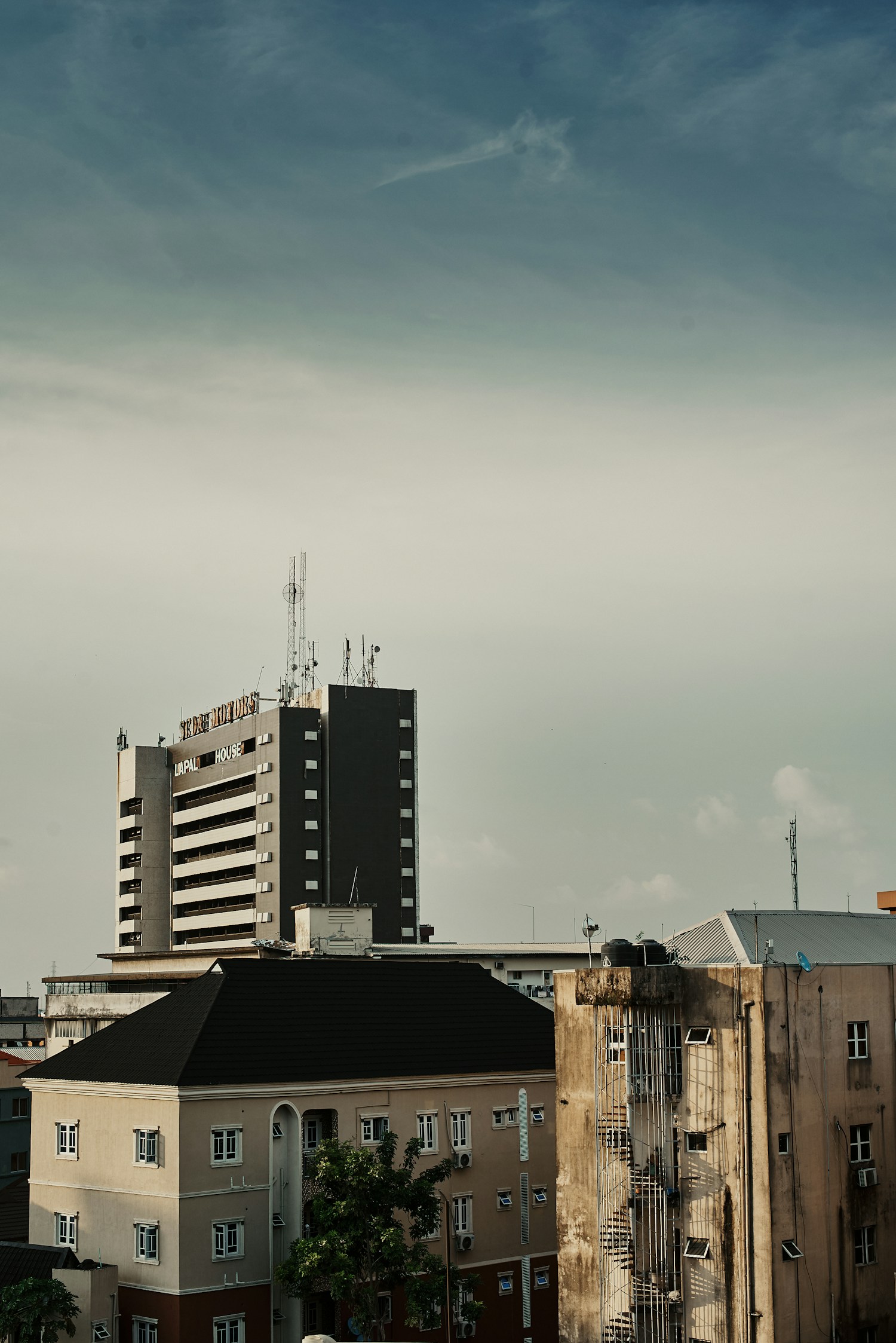 Lagos Island buildings photographed by Emmanuel Ikwuegbu